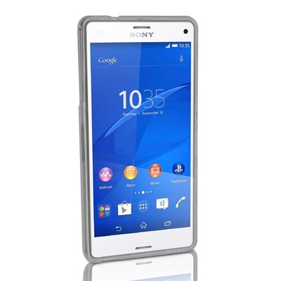 CaseUp Sony Xperia Z3 Compact Kılıf Transparent Soft Siyah