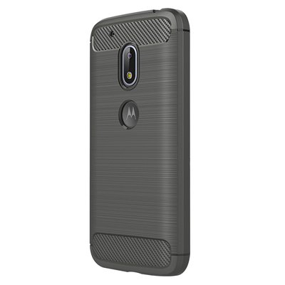 Microsonic Motorola Moto G4 Kılıf Room Silikon Gri