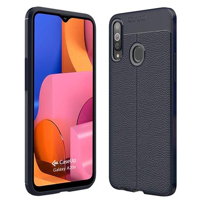 CaseUp Samsung Galaxy A20s Kılıf Niss Silikon Lacivert