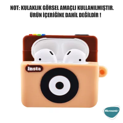 Microsonic AirPods Pro Kılıf Cartoon Figürlü Silikon Crtn-Fgr-Ingrm