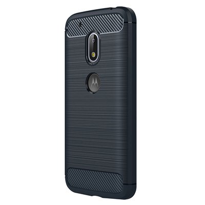 Microsonic Motorola Moto G4 Kılıf Room Silikon Lacivert