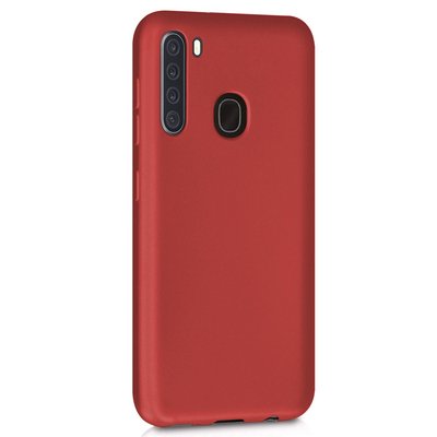 CaseUp Samsung Galaxy A21 Kılıf Matte Surface Kırmızı