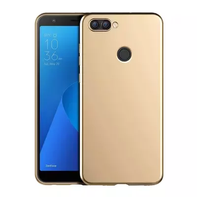 Microsonic Matte Silicone Asus Zenfone Max Plus M1 (5.7'') ZB570TL Kılıf Gold