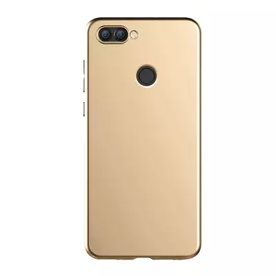 Microsonic Matte Silicone Asus Zenfone Max Plus M1 (5.7'') ZB570TL Kılıf Gold