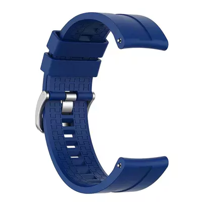 Microsonic Oppo Watch 41mm Kordon, Silicone RapidBands Lacivert ( Gümüş Pimli )