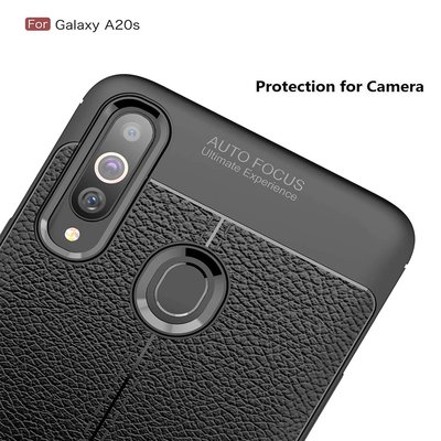 CaseUp Samsung Galaxy A20s Kılıf Niss Silikon Siyah