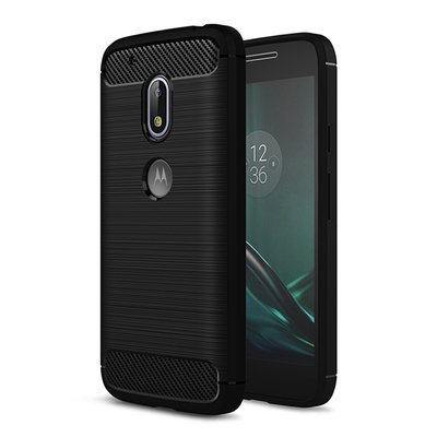 Microsonic Motorola Moto G4 Kılıf Room Silikon Siyah