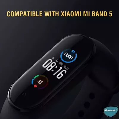 Microsonic Xiaomi Mi Band 6 Manyetik USB Şarj Kablosu Siyah