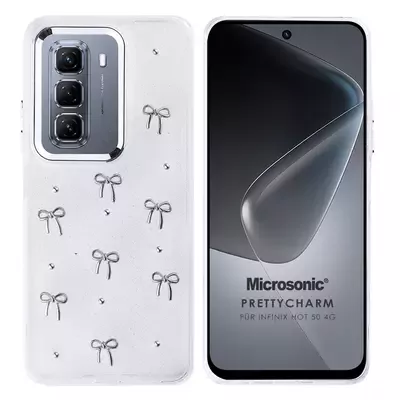 Microsonic Infinix Hot 50 4G Kılıf PrettyCharm Bow