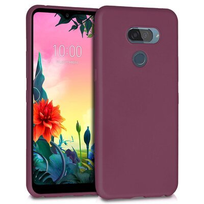 Microsonic LG K40S Kılıf Matte Silicone Mor