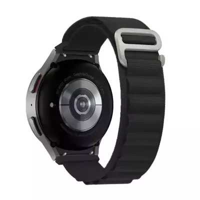 Microsonic Samsung Galaxy Watch 3 45mm Kordon Alpine Loop Siyah