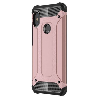 Microsonic Xiaomi Redmi Note 5 Pro Kılıf Rugged Armor Rose Gold