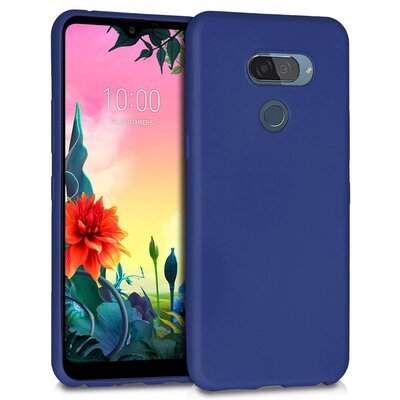 Microsonic LG K40S Kılıf Matte Silicone Lacivert