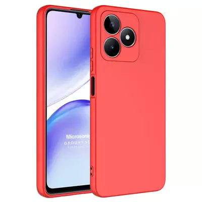 Microsonic Realme C53 Kılıf Groovy Soft Kırmızı