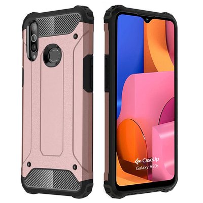 CaseUp Samsung Galaxy A20s Kılıf Tank Rose Gold