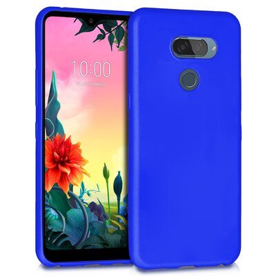 Microsonic LG K40S Kılıf Matte Silicone Mavi