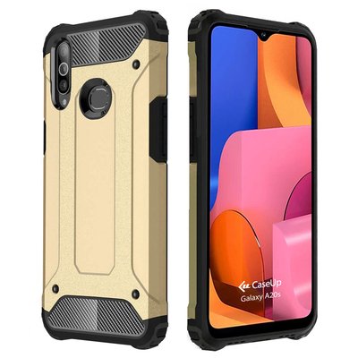 CaseUp Samsung Galaxy A20s Kılıf Tank Gold