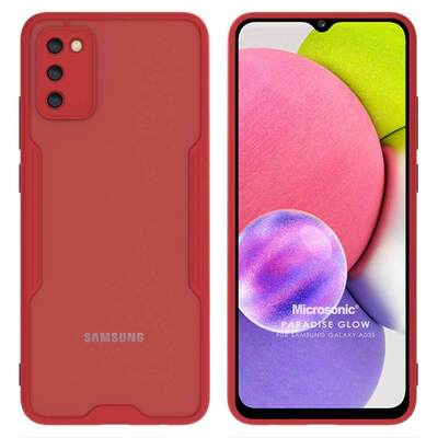 Microsonic Samsung Galaxy A03S Kılıf Paradise Glow Kırmızı