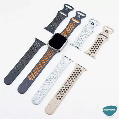 Microsonic Apple Watch SE 3 40mm Kordon Flame Circle Yavruağzı