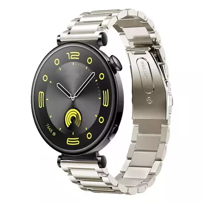 Microsonic Huawei Watch 5 42mm Metal Stainless Steel Kordon Starlight