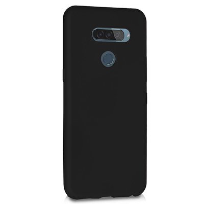 Microsonic LG K50S Kılıf Matte Silicone Siyah