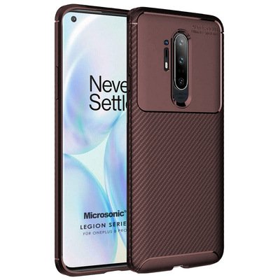 Microsonic OnePlus 8 Pro Kılıf Legion Series Kahverengi