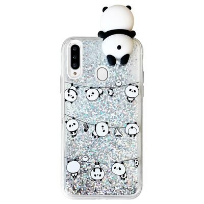 Microsonic Samsung Galaxy A20s Kılıf Cute Cartoon Panda