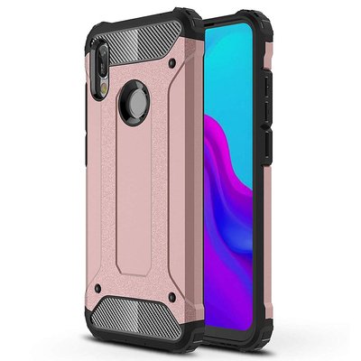 Microsonic Huawei Y6 2019 Kılıf Rugged Armor Rose Gold