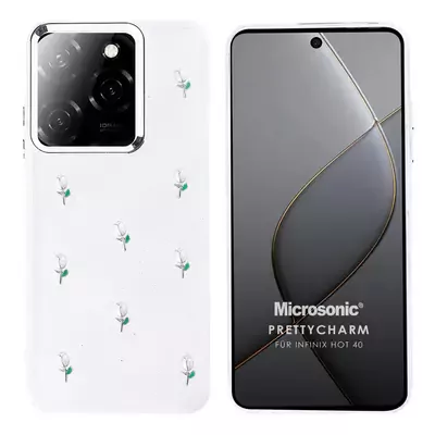 Microsonic Infinix Hot 40 Kılıf PrettyCharm Tulip