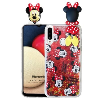 Microsonic Samsung Galaxy A20s Kılıf Cute Cartoon Minnie Mouse