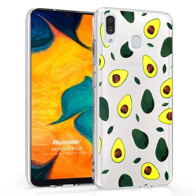 Microsonic Samsung Galaxy A30 Desenli Kılıf Avakado