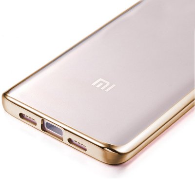 Microsonic Xiaomi Mi5 Pro Kılıf Skyfall Transparent Clear Gold