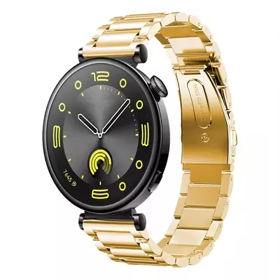 Microsonic Huawei Watch 5 42mm Metal Stainless Steel Kordon Gold