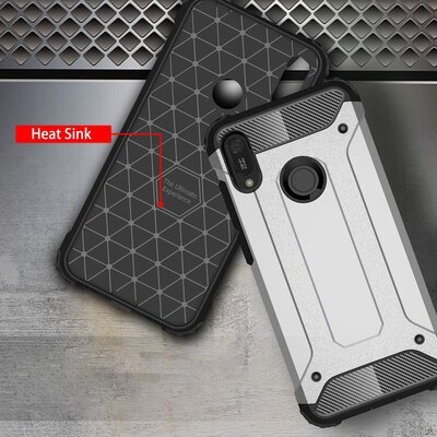 Microsonic Huawei Y6 2019 Kılıf Rugged Armor Gold