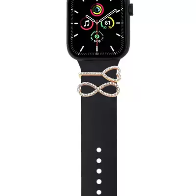 Microsonic Apple Watch 8 45mm Kordon Aksesuarı Infinity Charm