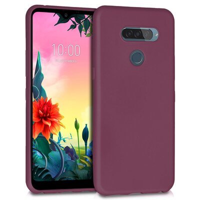 Microsonic LG K50S Kılıf Matte Silicone Mor