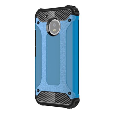 Microsonic Motorola Moto G5 Kılıf Rugged Armor Mavi