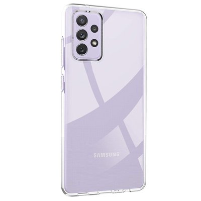 Microsonic Samsung Galaxy A73 5G Kılıf Transparent Soft Beyaz