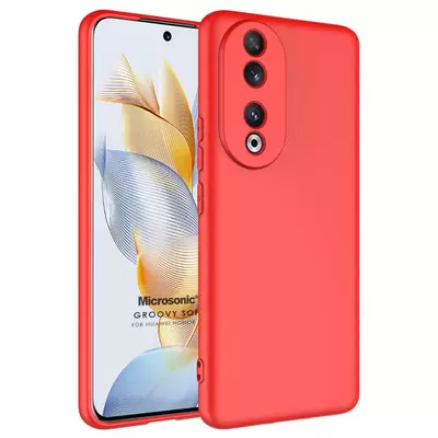 Microsonic Honor 90 Kılıf Groovy Soft Kırmızı