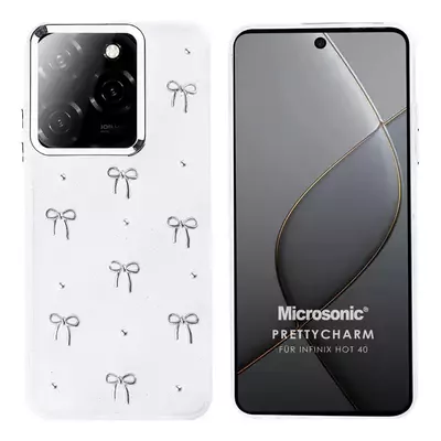 Microsonic Infinix Hot 40 Kılıf PrettyCharm Bow