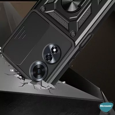 Microsonic Oppo A38 Kılıf Impact Resistant Siyah