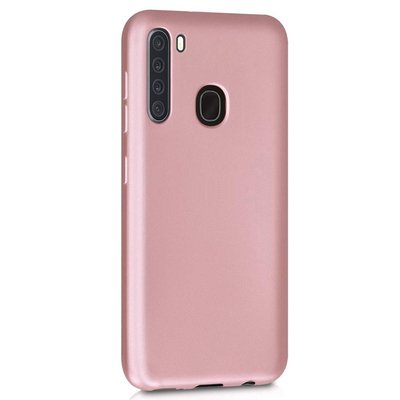 CaseUp Samsung Galaxy A21 Kılıf Matte Surface Rose Gold