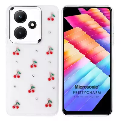 Microsonic Infinix Hot 30i Kılıf PrettyCharm Cherry