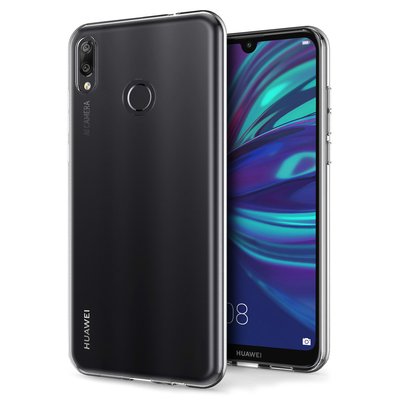 Microsonic Huawei Y7 2019 Kılıf Transparent Soft Beyaz