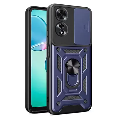 Microsonic Oppo A60 Kılıf Impact Resistant Lacivert