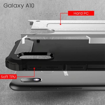 CaseUp Samsung Galaxy A10 Kılıf Tank Siyah