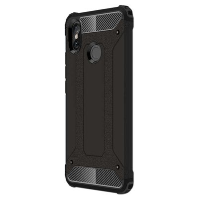 Microsonic Xiaomi Mi Max 3 Kılıf Rugged Armor Siyah