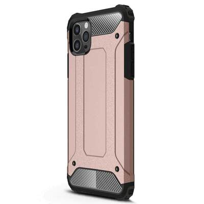 Microsonic Apple iPhone 13 Pro Kılıf Rugged Armor Rose Gold