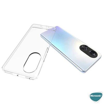 Microsonic Honor 50 Kılıf Transparent Soft Beyaz