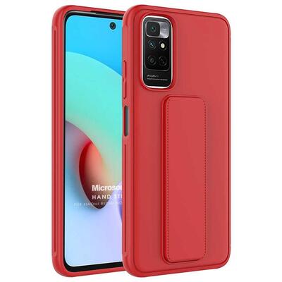 Microsonic Xiaomi Redmi Note 11 Pro 5G Kılıf Hand Strap Kırmızı